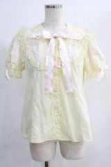 Angelic Pretty / Easter Eggブラウス Free イエロー/ピンク H-24-12-11-073-AP-BL-NS-ZH