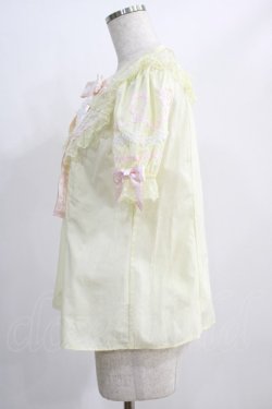 画像2: Angelic Pretty / Easter Eggブラウス Free イエロー/ピンク H-24-12-11-073-AP-BL-NS-ZH