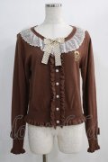 Angelic Pretty / 小公女ニットカーディガン Free ブラウン H-24-12-11-078-AP-TO-NS-ZH