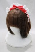 Angelic Pretty / Milkshakeカフェカチューシャ  オフ/レッド H-24-12-11-021-AP-AC-NS-ZH