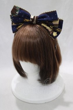 画像1: Angelic Pretty / Chocolate Rosetteカチューシャ  ネイビー H-24-12-11-026-AP-AC-NS-ZH