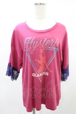 画像1: HYSTERIC GLAMOUR / TRIANGLE FRAMEプルオーバー  ピンク H-24-12-12-1020-PU-TO-KB-ZH