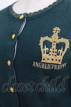 画像4: Angelic Pretty / Antique Crown刺繍ニットカーディガン Free グリーン H-24-12-13-041-AP-TO-NS-ZH