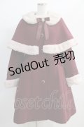 Amavel / Antique Dollケープロングコート Free ボルドー H-24-12-13-053-CA-CO-NS-ZH