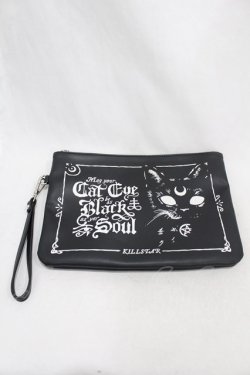 画像1: KILL STAR / Toiletry bag  黒 H-24-12-13-1066-SL-BG-KB-ZH