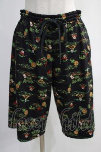 Candy Stripper / CANDY ISLAND HALF PANTS  ブラック H-24-12-14-054-PU-PA-KB-ZT073