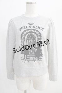 Jane Marple / Queen Aliceスウェット  ミックスグレー H-24-12-14-064-JM-TO-KB-ZH