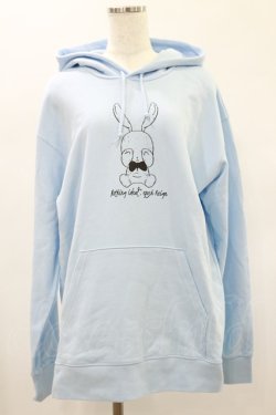 画像1: NieR Clothing / プリントプルパーカー 2XL CRY RABBITサックス H-24-12-16-046-PU-TO-KB-ZH