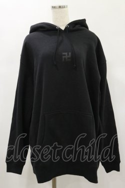 画像1: KRY CLOTHING / プリントプルパーカー  黒 H-24-12-16-050-EL-TO-KB-ZH