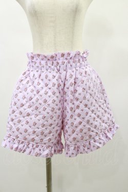 画像1: Candy Stripper / TINY ROSE QUILTING SHORTS  ピンク H-24-12-16-069-PU-PA-KB-ZH