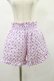 画像1: Candy Stripper / TINY ROSE QUILTING SHORTS  ピンク H-24-12-16-069-PU-PA-KB-ZH (1)