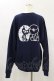 画像2: NieR Clothing / バックプリントSWEATSHIRT XL ネイビー H-24-12-16-024-PU-TO-KB-ZH (2)