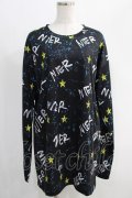 NieR Clothing / プリントトップス  スターロゴ H-24-12-17-1026-PU-BL-KB-ZH