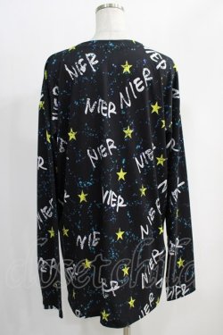 画像3: NieR Clothing / プリントトップス  スターロゴ H-24-12-17-1026-PU-BL-KB-ZH