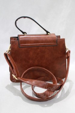 画像4: NieR Clothing / 2WAY COMPACT SHOULDER BAG  茶 H-24-12-17-1035-PU-BG-KB-ZH