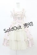 metamorphose / Vintage cameo チュールフリルリボンdress サイズ1 ブロッサムピンク H-24-12-18-1045-ME-OP-NS-ZH