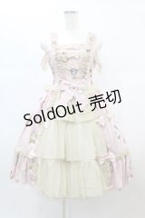 metamorphose / Vintage cameo チュールフリルリボンdress サイズ1 ブロッサムピンク H-24-12-18-1045-ME-OP-NS-ZH