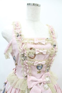 画像4: metamorphose / Vintage cameo チュールフリルリボンdress サイズ1 ブロッサムピンク H-24-12-18-1045-ME-OP-NS-ZH