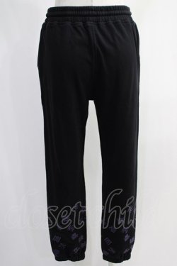 画像3: NieR Clothing / プリントSWEAT PANTS  黒 H-24-12-19-068-PU-PA-KB-ZH