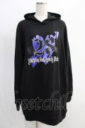 NieR Clothing / プリントプルパーカー  黒 H-24-12-19-077-PU-TO-KB-ZH