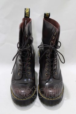 画像1: Dr.Martens （Getta Grip） / SEIRENE KENDRA 10EYE BOOT UK5（約24cm） チェリーレッド H-24-12-19-045-PU-SH-KB-ZH