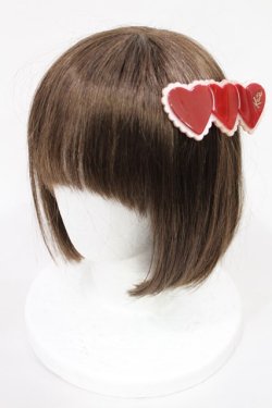 画像2: Katie / TRIPLE HEART big fork clip  RED H-24-12-20-2032-LO-AC-NS-ZH