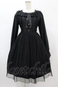 Angelic Pretty / Elegant Nightieワンピース Free ブラック H-24-12-20-026-AP-OP-NS-ZH