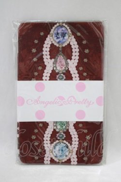 画像1: Angelic Pretty / Dreamy Jewelタイツ  ボルドー H-24-12-21-006-AP-ZA-NS-ZH