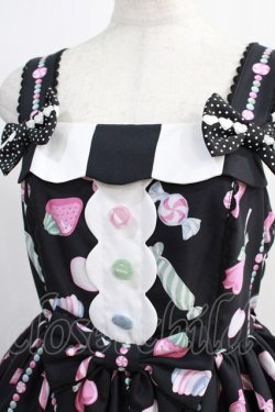 画像5: Angelic Pretty / Candy Ornamentジャンパースカート Free ブラック H-24-12-21-018-AP-OP-NS-ZH