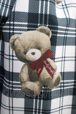 画像4: Emily Temple cute / Teddy Bear Tartanノースリーブワンピース M オフ H-24-12-23-1022-ET-OP-NS-ZH