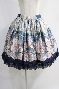 画像1: Angelic Pretty / Belle Epoque Roseスカート Free ネイビー H-24-12-23-1025-AP-SK-NS-ZH