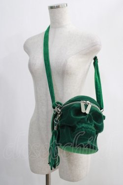 画像4: KILL STAR / Grave Digger Skull Handbag  グリーン H-24-12-23-001-SL-BG-NS-ZH