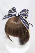 Angelic Pretty / Wonder Queenカチューシャ  ネイビー H-24-12-24-1002-AP-AC-NS-ZH