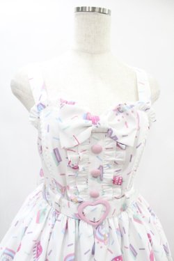 画像4: Angelic Pretty / Decoration Ice Creamジャンパースカート Free シロ H-24-12-24-1020-AP-OP-NS-ZH