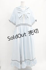 Favorite / ふんぼさんコラボグッズ これであなたもナチュじょ !*あゆむくんとおそろいワンピース 3XL サックス H-24-12-25-008-LO-OP-NS-ZH