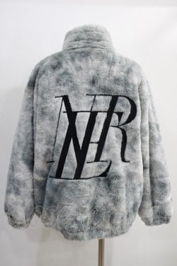 画像3: NieR Clothing / 防寒中綿入りキルティングハイネックファーコート  グレー H-24-12-26-032-PU-CO-KB-ZH