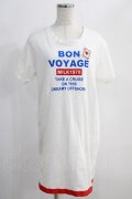 MILK / BON VOYAGEロングTee  ホワイト H-24-12-26-042-ML-TO-KB-ZH