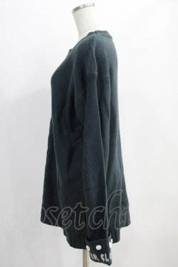 画像2: NieR Clothing / 袖ポンポン付きUNISEX KNIT  グレー H-24-12-26-046-PU-TO-KB-ZH