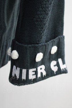 画像4: NieR Clothing / 袖ポンポン付きUNISEX KNIT  グレー H-24-12-26-046-PU-TO-KB-ZH