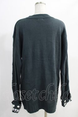 画像3: NieR Clothing / 袖ポンポン付きUNISEX KNIT  グレー H-24-12-26-047-PU-TO-KB-ZH