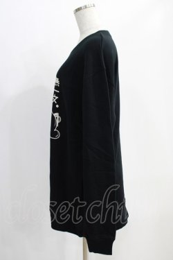 画像2: NieR Clothing / プリントSWEAT  2XL 黒 H-24-12-26-048-PU-TO-KB-ZH