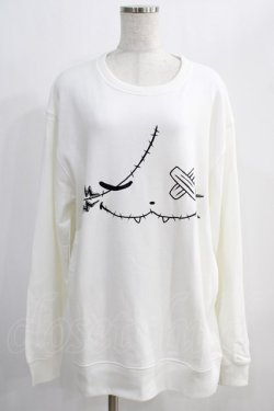 画像1: NieR Clothing / プリントSWEAT   白 H-24-12-26-051-PU-TO-KB-ZH