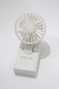 MILK / 2024 Summer Collection ノベルティ ロゴ入り3wayハンディファン  オフ H-24-12-26-003-ML-ZA-KB-ZH