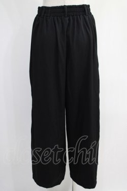 画像3: NieR Clothing / 2WAY SIDE ZIP WIDE PANTS  黒×白 H-24-12-26-026-PU-PA-KB-ZH