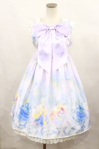 Angelic Pretty / Fairy Seasonディズニープリンセスジャンパースカート Free ラベンダー H-24-12-27-1005-AP-OP-NS-ZH