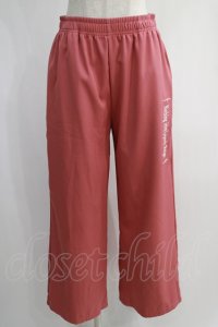 NieR Clothing / ロゴ刺繍入り PINK WIDE PANTS  ピンク H-24-12-27-059-PU-PA-KB-ZH