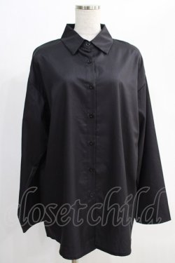 画像1: NieR Clothing / BACK DESIGN LONG Y-SHIRT【イライラMAX】  黒 H-24-12-27-067-PU-BL-KB-ZH