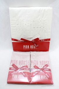 PINK HOUSE / 寝具セット  ピンク/オフ H-24-12-28-1059-LO-ZA-NS-ZH