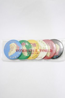 画像1: WONDERFUL WORLD / 缶バッジセット   H-24-12-28-1063-LO-AC-NS-ZH