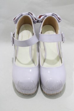 画像1: RoseMarie seoir / lady ribbon shoes L ラベンダー H-24-12-28-1077-LO-SH-NS-ZH